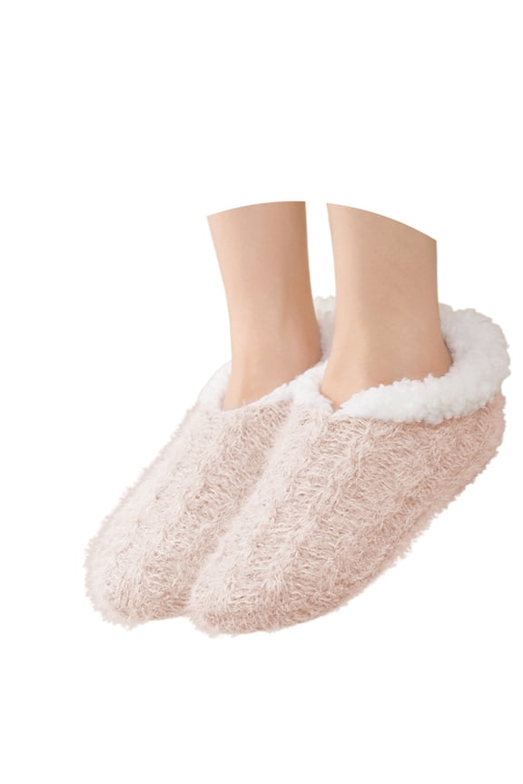 Womens Socks Low Cut Thermal Floor Socks With Grips Cozy Indoor Slipper Socks For Winter Warmth Home Comfort Wear Ankle Floor Socks