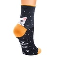 thumbnail image 1 of Bibifish Womens Socks Sports Mid Socks With Animal Pattern Breathable Crew Socks Trendy Strip Pattern Ladies Workout Mid Calf Socks, 1 of 2