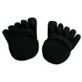 thumbnail image 1 of Bibifish Womens Socks Toe Topper Socks Ladies Summer Breathable No Show Liner Finger Half Non Invisible Separated Socks, 1 of 7