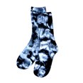 thumbnail image 1 of Bibifish Womens Socks Trendy Tie Dye Socks Soft All Season Mid Calf Socks Breathable Versatile Pile Socks Funky Crew Socks For Women, 1 of 3