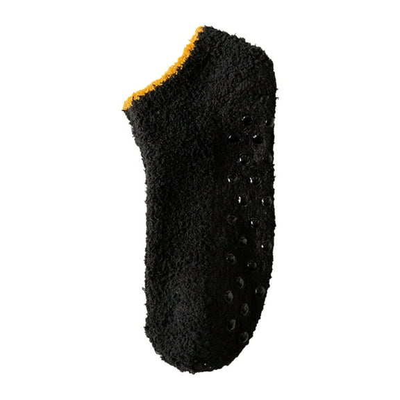 Bibifish Womens Socks Warm Fuzzy Socks Low Cut Socks Fall Winter Thick Fleece Ladies Socks Silicone Non Slip Floor Socks For Ladies