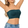 thumbnail image 1 of Bibifish Womens Strapless Bras Front Ruched Comfort Bras Seamless Breathable Home Leisure Wear Comfortable Daily Sleep Bras, 1 of 4