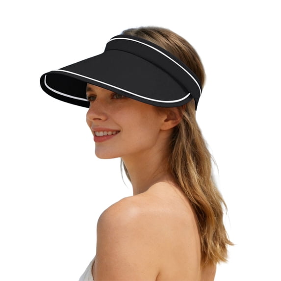 Bibifish Womens Sun Hats Portable Rollable Face Visor Hat Outdoor Hiking Uv Shielding Caps