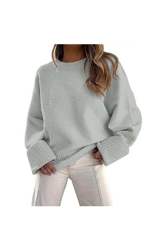 Womens Sweaters Oversized High Neck Sweaterws Autumn Winter Knit Sweater Thick Thread Pullover Turtleneck Sweaters