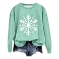 thumbnail image 1 of Bibifish Womens Sweatshirts Fall Winter Casual Graphic Print Long Sleeve Crewneck Sweatshirts Trendy Comfortable Ladies Graphic Sweatshirts, 1 of 5