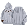 thumbnail image 1 of Bibifish Womens Sweatshirts Paw Graphic Crewneck Sweatshirts Loose Long Sleeve Pullover Tops Casual Cute Daily Outfits, 1 of 4
