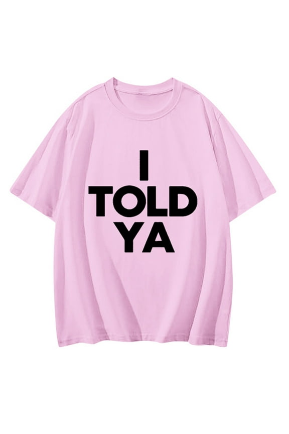 Womens T-Shirts Funny Letter Printed Short Sleeve Crewneck Tee Shirts Casual Oversized Comfy Cozy T Shirt Top For Ladies