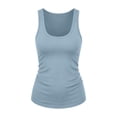 thumbnail image 1 of Bibifish Womens Tank Tops Basic Stretchy Scoop Neck Sleeveless Camisole Racerback Slim Fit Summer Daily Tops, 1 of 3