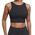 thumbnail image 1 of Bibifish Womens Tank Tops High Neck Breathable Summer Workout Tank Tops Crop Padded Sleeveless, 1 of 4