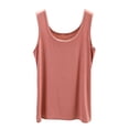 thumbnail image 1 of Bibifish Womens Tank Tops Wide Straps Square Neck Basic Tops Solid Plain Everyday Layering Tank Tops, 1 of 8