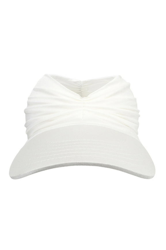 Womens Teal Ruched Wide-Brim Cap Twist Detail Soft Baseball Hat Lightweight Breathable Casual Beach Vacation Outdoor Streetwear Cap