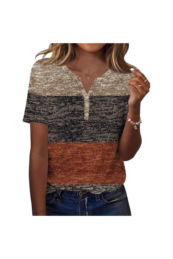 Womens Tees Summer Soft Cozy Comfy Relaxed Fit Half Neck Short-Sleeve Casual Daily Party Travel Tshirts Tee T-Shirts