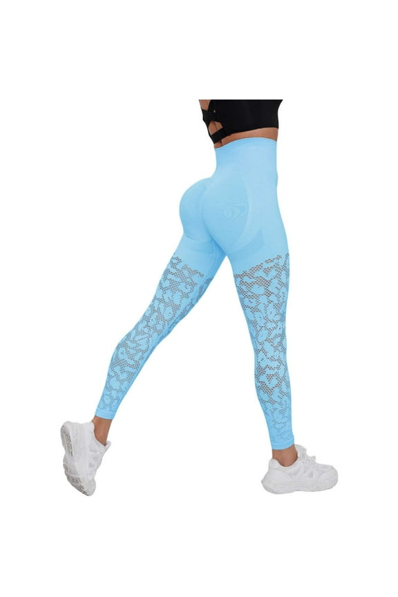 Womens Yoga Pants Black Leopard Mesh Yoga Pants High Waist Breathable Cutout Stree Retro Style Sports Workout Edgy Leggings