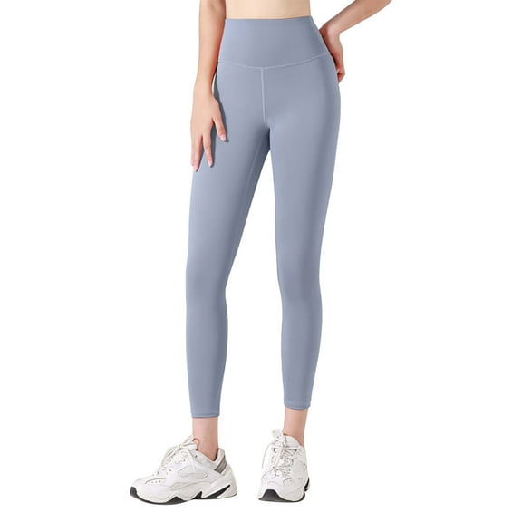 Bibifish Womens Yoga Pants High Waist Tummy Control Capri Yoga Pants Smooth Fabric Summer Errands & Light Workout Cool Leggings For Ladies