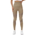 thumbnail image 1 of Bibifish Womens Yoga Pants Mesh Panel Design Full-Length Yoga Pants High-Waist Breathable Fabric Gym Workout Ventilated Activewear, 1 of 5