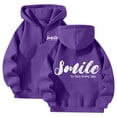 thumbnail image 1 of Bibifish Womens Zip Up Hoodies Athletic Letter Print Hooded Jackets Relaxed Fit Long Sleeve Casual Hooded Sweatshirts, 1 of 3
