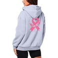 thumbnail image 1 of Bibifish Womens Zip Up Hoodies Breast Cancer Awareness Ribbon Hooded Sweatshirts Relaxed Fit Long Sleeve Hooded Jackets With Pockets, 1 of 7