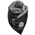 thumbnail image 1 of Bibifish Womens casual animal printed Scarf Winter Retro style Warm Shawl with adjustable Buckle Soft cozy Streetwear & outings warp, 1 of 3