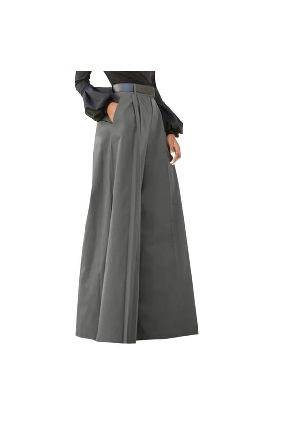 Womens pants High Waist Flare Wide Leg Pants Fashion Elegant Shiny palazzo pants Evening Party Wedding Casual Wear Pants