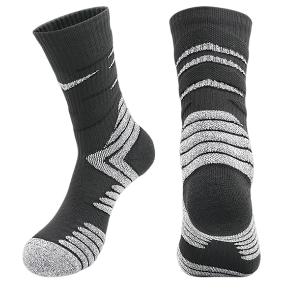 Bibifish children socks High Top Basketball Socks Youth Athletic Crew Socks With Arch Support Cushioned soft Stretchy Sports socks