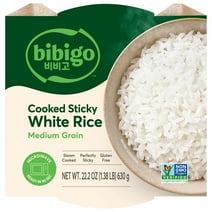 Bibigo Cooked Sticky White Rice, 22.21 oz