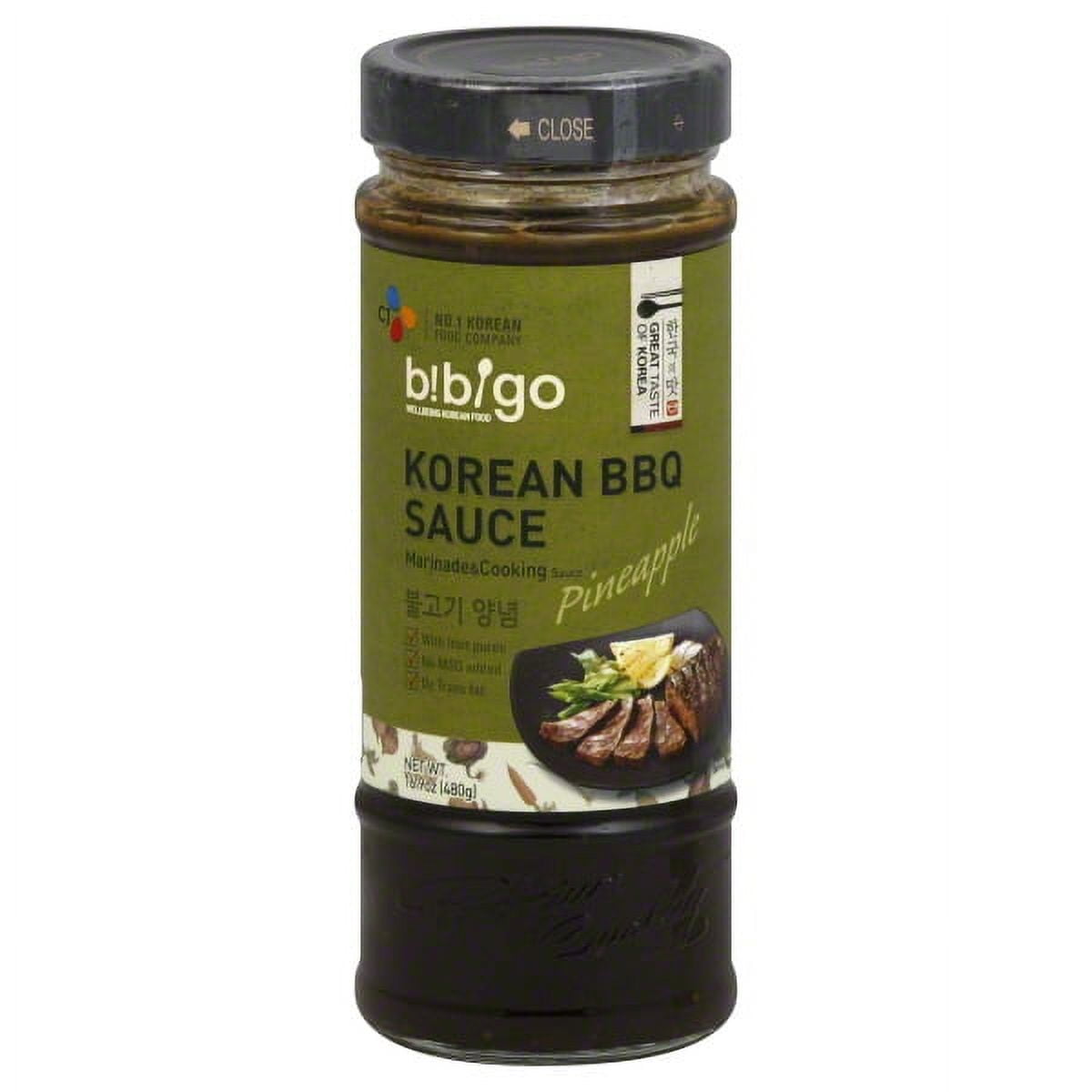 Bibigo Korean BBQ Sauce, Pineapple, 16.9 Oz