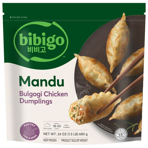 Bibigo Frozen Mandu Bulgogi Chicken Dumplings, 24.0 oz
