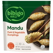 Bibigo Frozen Frozen Mandu Pork & Vegetable Dumplings, 24.0 oz