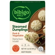 Bibigo Frozen Frozen Pork & Vegetable Steamed Dumplings, 6.59 oz