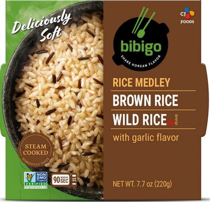 Bibigo Rice Medley, Brown & Wild Rice Bowl, Shelf Stable, 7.7 oz
