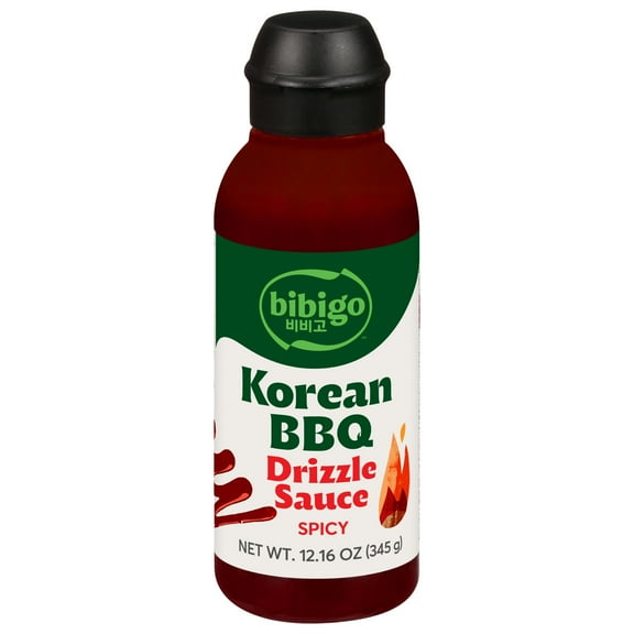Bibigo Spicy Korean BBQ Drizzle Hot Sauce, 12.16 oz