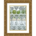 thumbnail image 1 of Bibikow, Walter 11x14 Gold Ornate Wood Framed with Double Matting Museum Art Print Titled - Sweden-Glasriket-Kingdom of Glass historical glass making region-Kosta-factory made glassware for s, 1 of 4