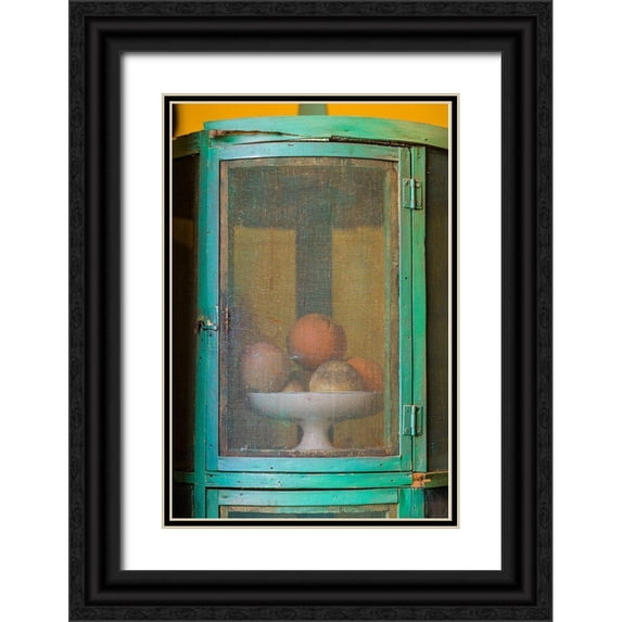 Bibikow, Walter 13x18 Black Ornate Wood Framed with Double Matting Museum Art Print Titled - Canary Islands-Tenerife Island-La Orotava-Casa de los Balcones-traditional Canarian house