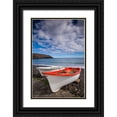 thumbnail image 1 of Bibikow, Walter 13x18 Black Ornate Wood Framed with Double Matting Museum Art Print Titled - Spain-Canary Islands-Fuerteventura Island-Pozo Negro-fishing boats, 1 of 4