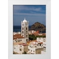 thumbnail image 1 of Bibikow, Walter 13x18 White Modern Wood Framed Museum Art Print Titled - Canary Islands-Tenerife Island-Garachico-elevated town view with the Iglesia de Santa Ana church, 1 of 4