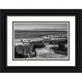thumbnail image 1 of Bibikow, Walter 14x11 Black Ornate Wood Framed with Double Matting Museum Art Print Titled - Sweden-Faro Island-Kursviken-coastal farmers fishing boats, 1 of 4