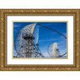 thumbnail image 1 of Bibikow, Walter 14x11 Gold Ornate Wood Framed with Double Matting Museum Art Print Titled - Canary Islands--Roque de los Muchachos Observatory-The Florian Goebel MAGIC Telescopes, 1 of 4