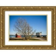 thumbnail image 1 of Bibikow, Walter 14x11 Gold Ornate Wood Framed with Double Matting Museum Art Print Titled - Sweden-Gotland Island-Blase-former lime factory-steam shovel, 1 of 4