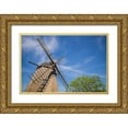 thumbnail image 1 of Bibikow, Walter 14x11 Gold Ornate Wood Framed with Double Matting Museum Art Print Titled - Sweden-Oland Island-Strandskogen-antique wooden windmill, 1 of 4