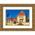 thumbnail image 1 of Bibikow, Walter 14x11 Gold Ornate Wood Framed with Double Matting Museum Art Print Titled - Sweden-Scania-Malmo-Kungsparken park-Casino-exterior, 1 of 4