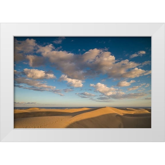 Bibikow, Walter 14x11 White Modern Wood Framed Museum Art Print Titled - Spain-Canary Islands-Gran Canaria Island-Maspalomas-Maspalomas Dunes National Park