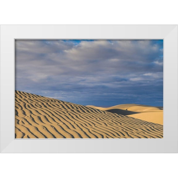 Bibikow, Walter 14x11 White Modern Wood Framed Museum Art Print Titled - Spain-Canary Islands-Gran Canaria Island-Maspalomas-Maspalomas Dunes National Park