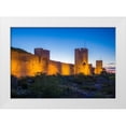 thumbnail image 1 of Bibikow, Walter 14x11 White Modern Wood Framed Museum Art Print Titled - Sweden-Gotland Island-Visby-12th century city wall-most complete medieval city wall in Europe-dusk, 1 of 4