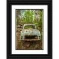 thumbnail image 1 of Bibikow, Walter 17x24 Black Ornate Wood Framed with Double Matting Museum Art Print Titled - Sweden-Smaland-Ryd-Kyrko Mosse Car Cemetery-former junkyard now pubic park-junked cars, 1 of 4