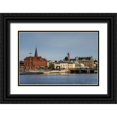 thumbnail image 1 of Bibikow, Walter 18x13 Black Ornate Wood Framed with Double Matting Museum Art Print Titled - Sweden-Scania-Malmo-Inre Hamnen inner harbor, 1 of 4