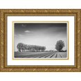 thumbnail image 1 of Bibikow, Walter 18x13 Gold Ornate Wood Framed with Double Matting Museum Art Print Titled - Southern Sweden-Kaseberga-plowed field-springtime, 1 of 4