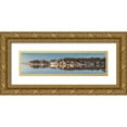 thumbnail image 1 of Bibikow, Walter 32x11 Gold Ornate Wood Framed with Double Matting Museum Art Print Titled - New England-Massachusetts-Cape Ann-Gloucester-Annisquam Harbor-winter-dawn, 1 of 4