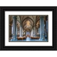 thumbnail image 1 of Bibikow, Walter 32x23 Black Ornate Wood Framed with Double Matting Museum Art Print Titled - Sweden-Linkoping-Linkoping domkyrka cathedral-interior, 1 of 4