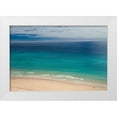 thumbnail image 1 of Bibikow, Walter 32x23 White Modern Wood Framed Museum Art Print Titled - Canary Islands-Fuerteventura Island-Costa Calma-high angle view of Playa de Sotavento beach, 1 of 4