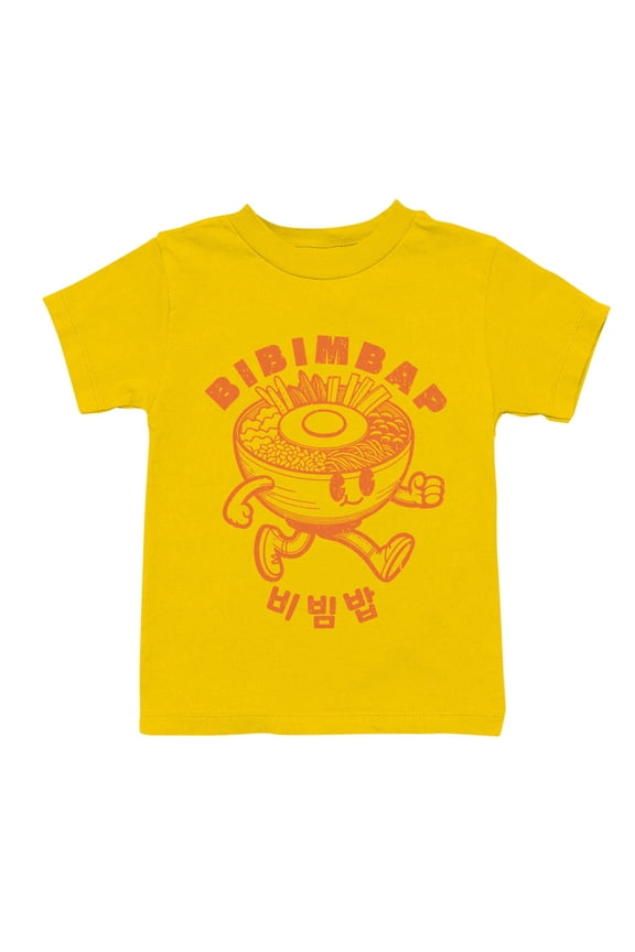 Bibimbap Cartoon with Korean Text Youth's T-shirt